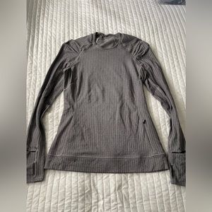 Lululemon Long Sleeve Herringbone Top